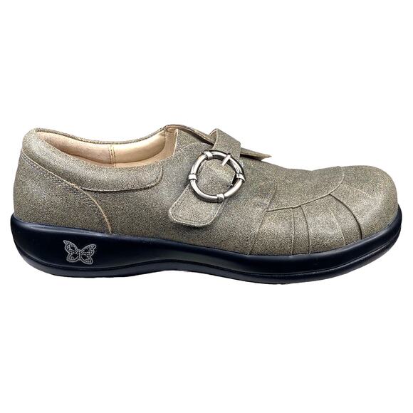 Alegria Women's Khloe Drifted Brown Slip On Buckle Clog Size 42 US 11.5 - Picture 1 of 12
